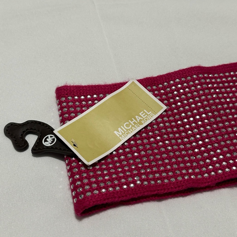 Michael Kors Pink Sequin Headband - Picture 2 of 8